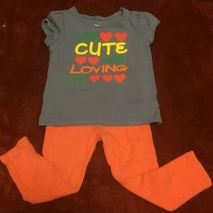 Girls size 3t matching outfit from Circo